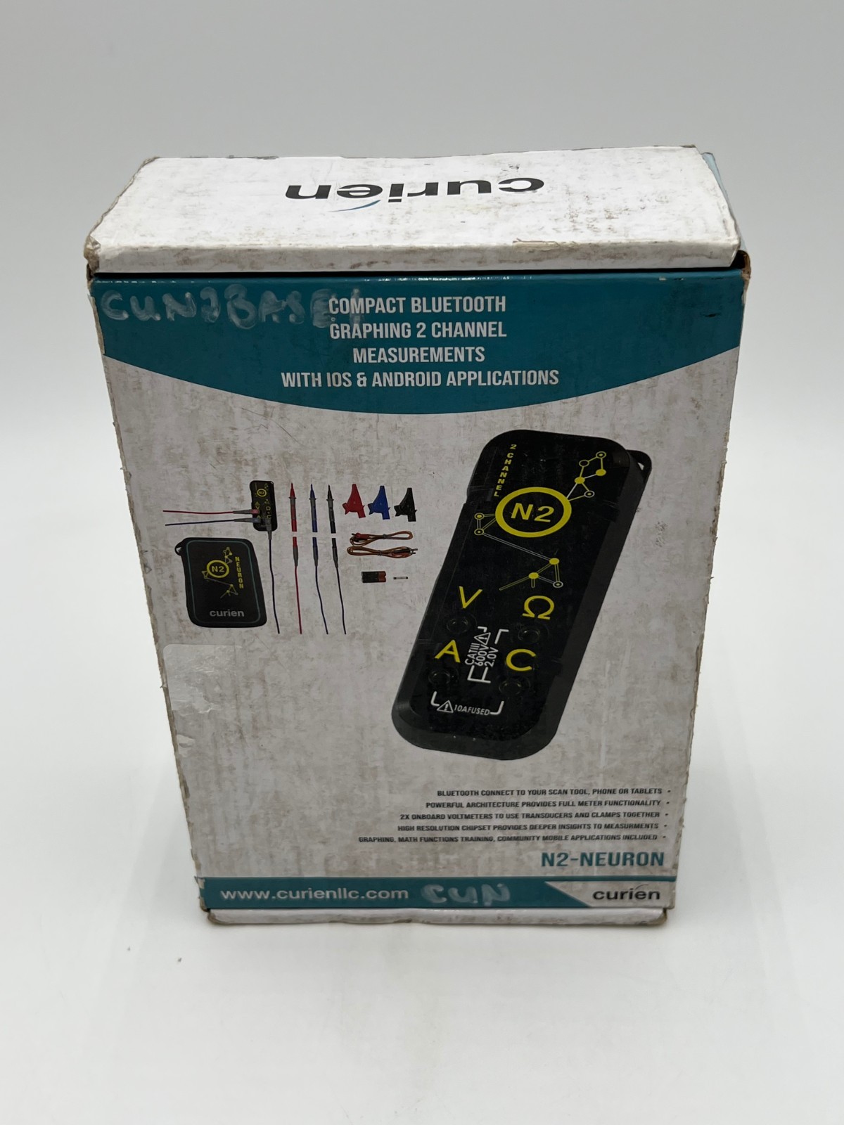 Curien N2 Neuron Bluetooth 2-Channel Graphing Multimeter Diagnostic Tool NEW