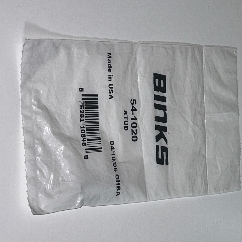 NEW BINKS 54-1020 STUD SCREW MODEL 2001 INDIVIDUAL (D444)