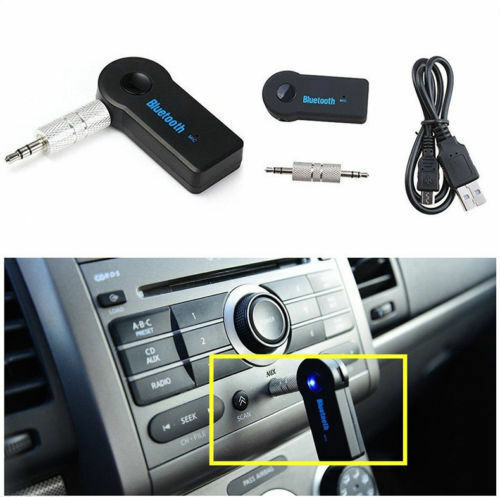 4.0 Bluetooth Wireless Receiver 3.5mm Car Music Receiver Converter & USB Cable