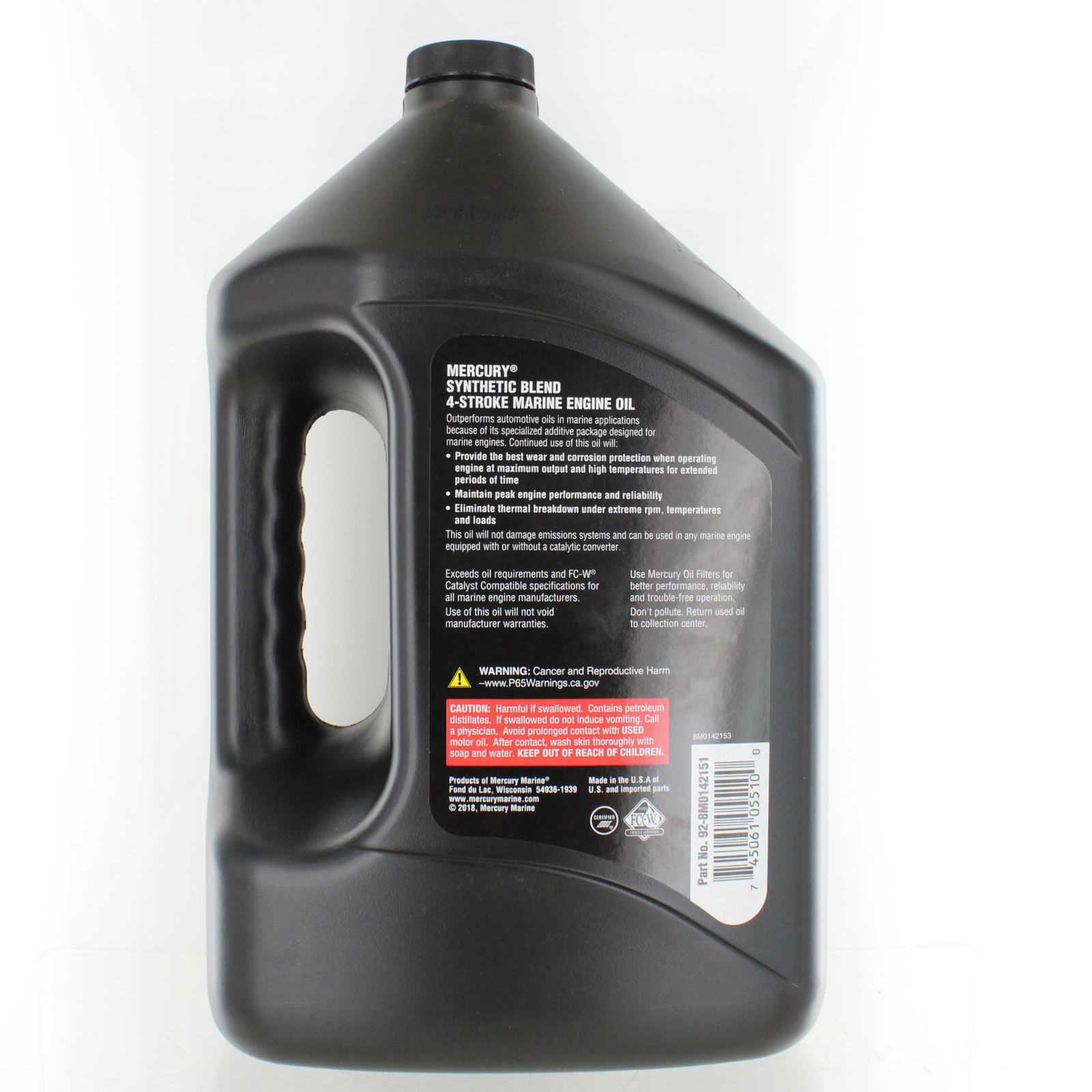 Mercury Marine / Mercruiser New OEM 10w30 Synthetic Oil, 92-8M0142151
