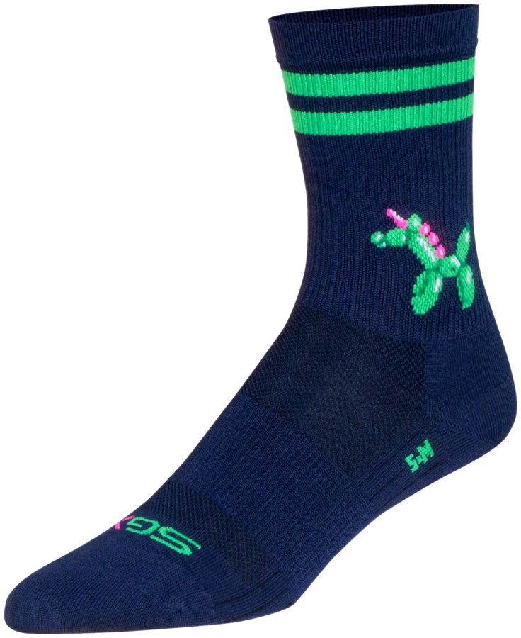 SockGuy Ballonicorn SGX Socks - 6", Small/Medium