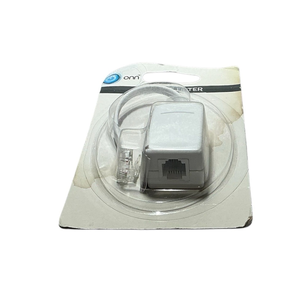 Onn DSL Line Filter Optimize ONB16TE015 White - SEALED NEW