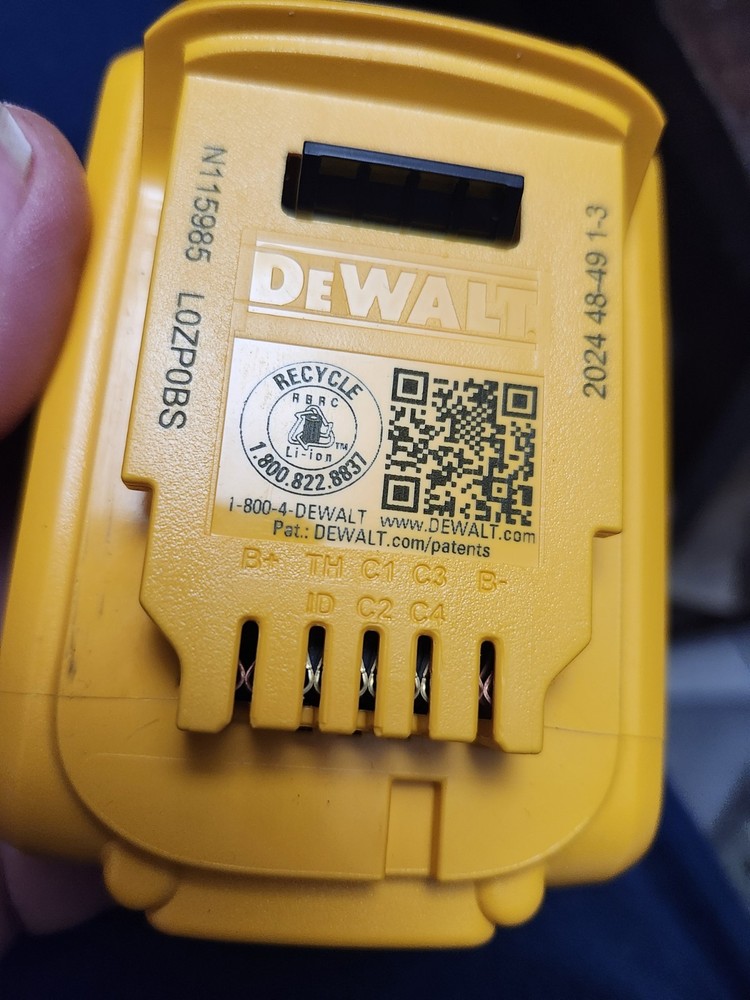 20v Dewalt Lithium Battery