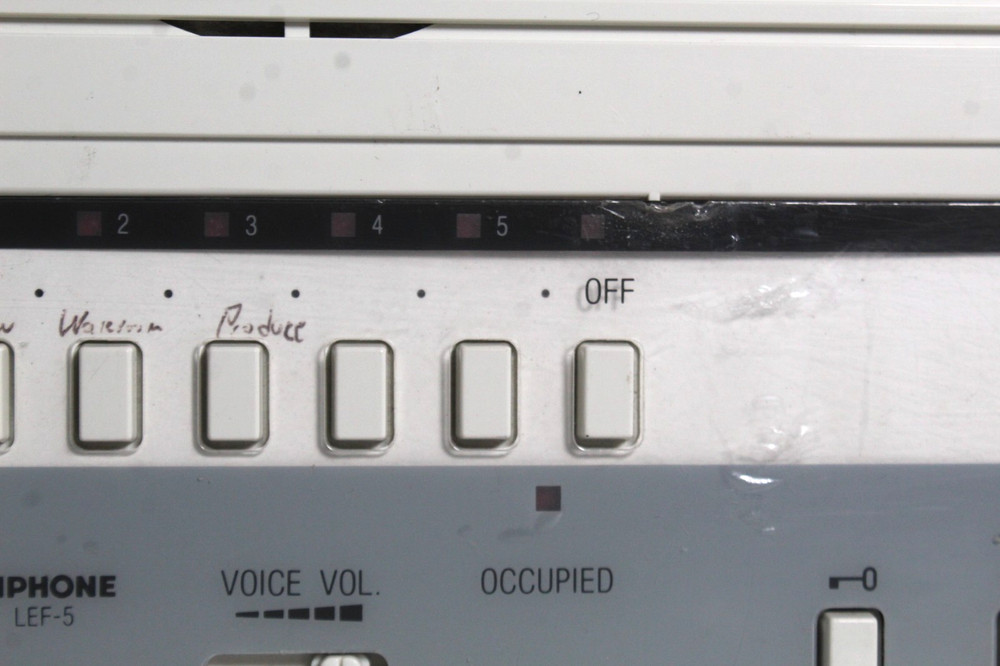 Aiphone LEF-5 Open Voice Selective Call Master Station Intercom