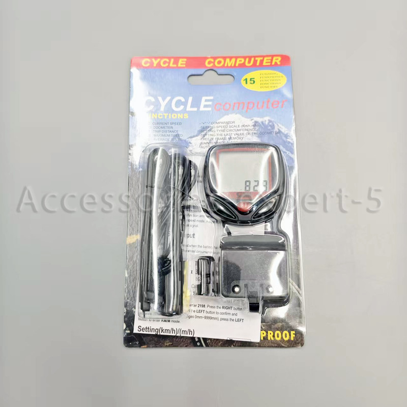 Bicycle Speedometer Cycle Digital Odometer Bike Computer Waterproof LED CA