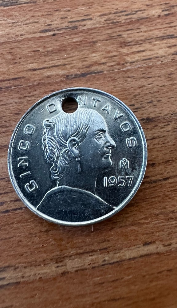 5 centavos mexico 1950's -- 1970's