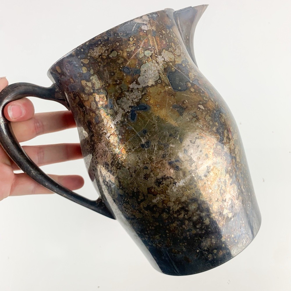 Vintage Pitcher Trophy Silver Plate 1951 Fleet Championship Poole Silver Co 525