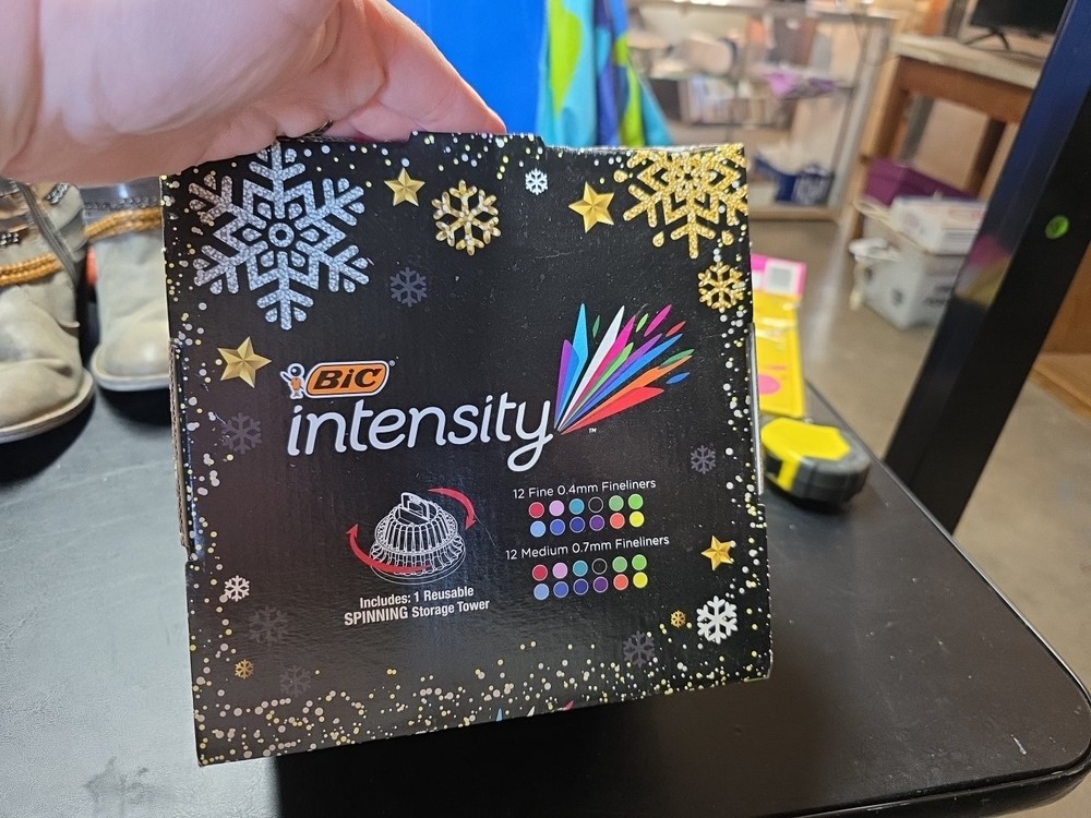 BIC Intensity Permanent Marker Special Edition 24 ct. 360° Spinning Storage