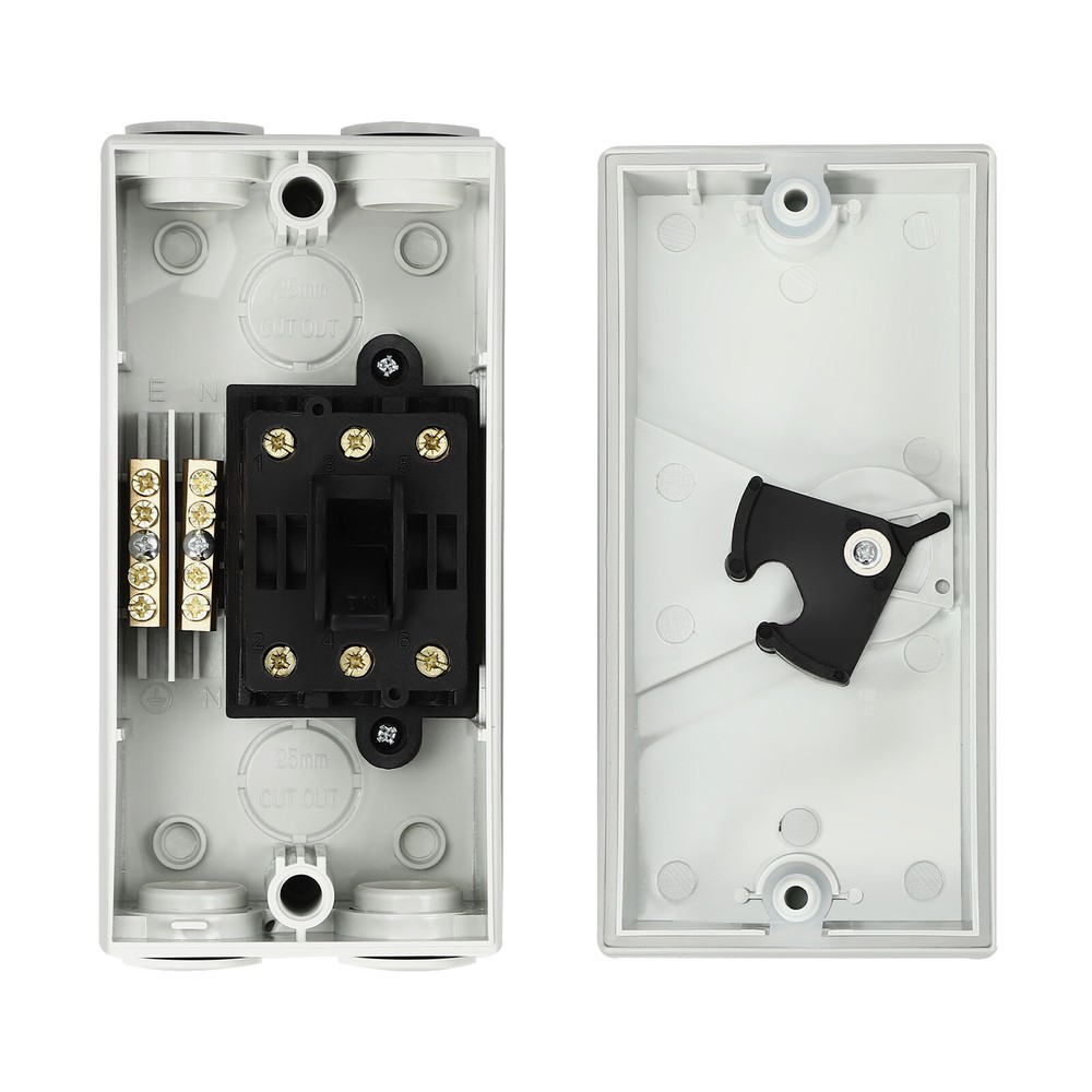 440V 20A 3 Pole Wall-Mounted Isolation Switch Waterproof Safety Isolation Switch