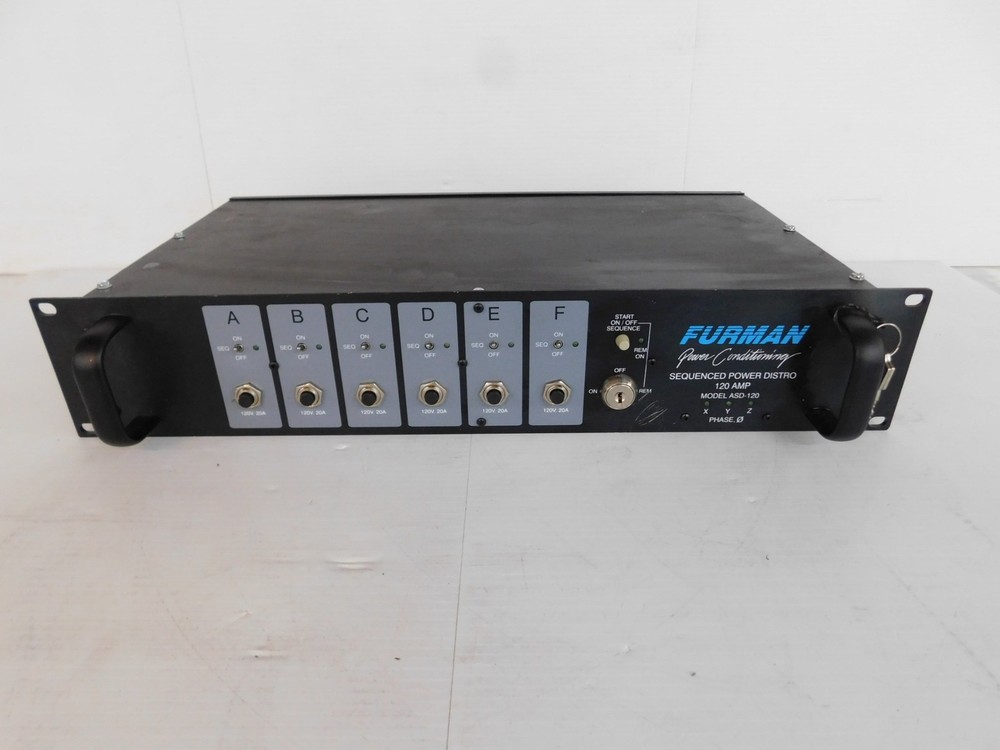 FURMAN SEQUENCED POWER DISTRIBUTION 120 AMP MODEL ASD-120 (MPT31)
