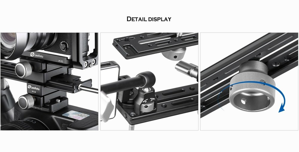 Leofoto NP-400 400mm double platform / two cameras mounted