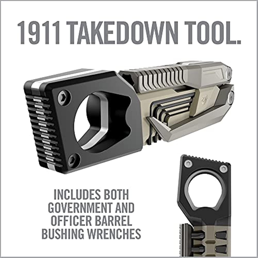 Real Avid The Pistol Tool, Multi-Tool, Stainless Steel, 19 Precision Tools
