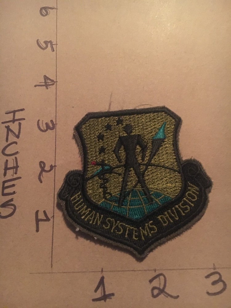 USAF Human Systems Division Squadron subdued patch 5/15/25
