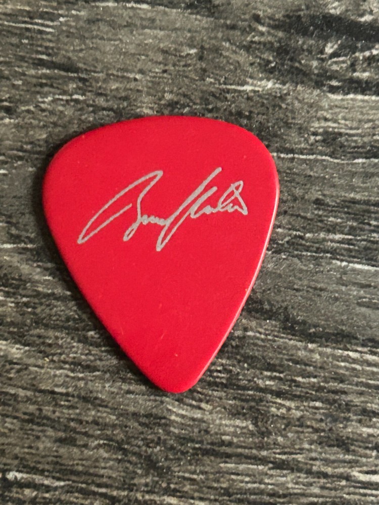 Kiss Guitar Pick BRUCE KULICK KKB 1974 Promo Red Silver Vintage Kiss Memorabilia