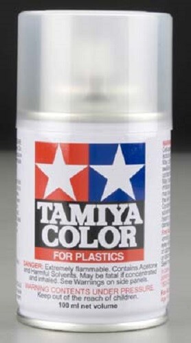 Tamiya TS-80 Flat Clear Spray Lacquer Paint 85080