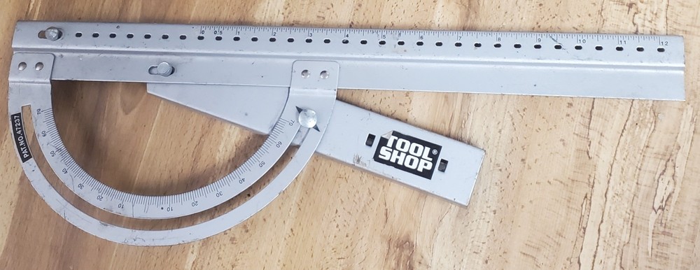 Tool Shop Metal 12" Protractor