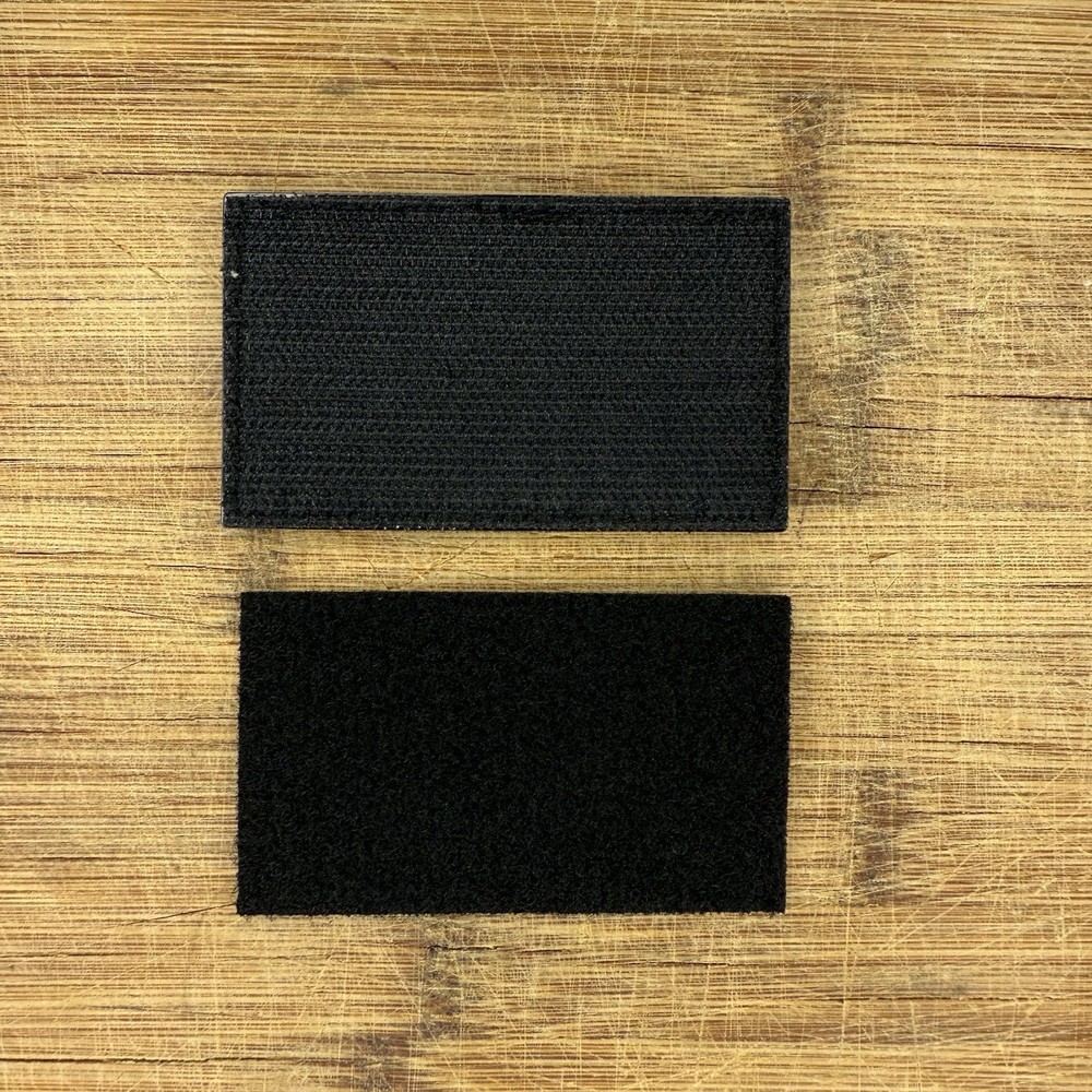 Firefighter Thin Red Line USA Flag PVC Patch 3.5x2 Hook-and-Loop Backing Morale