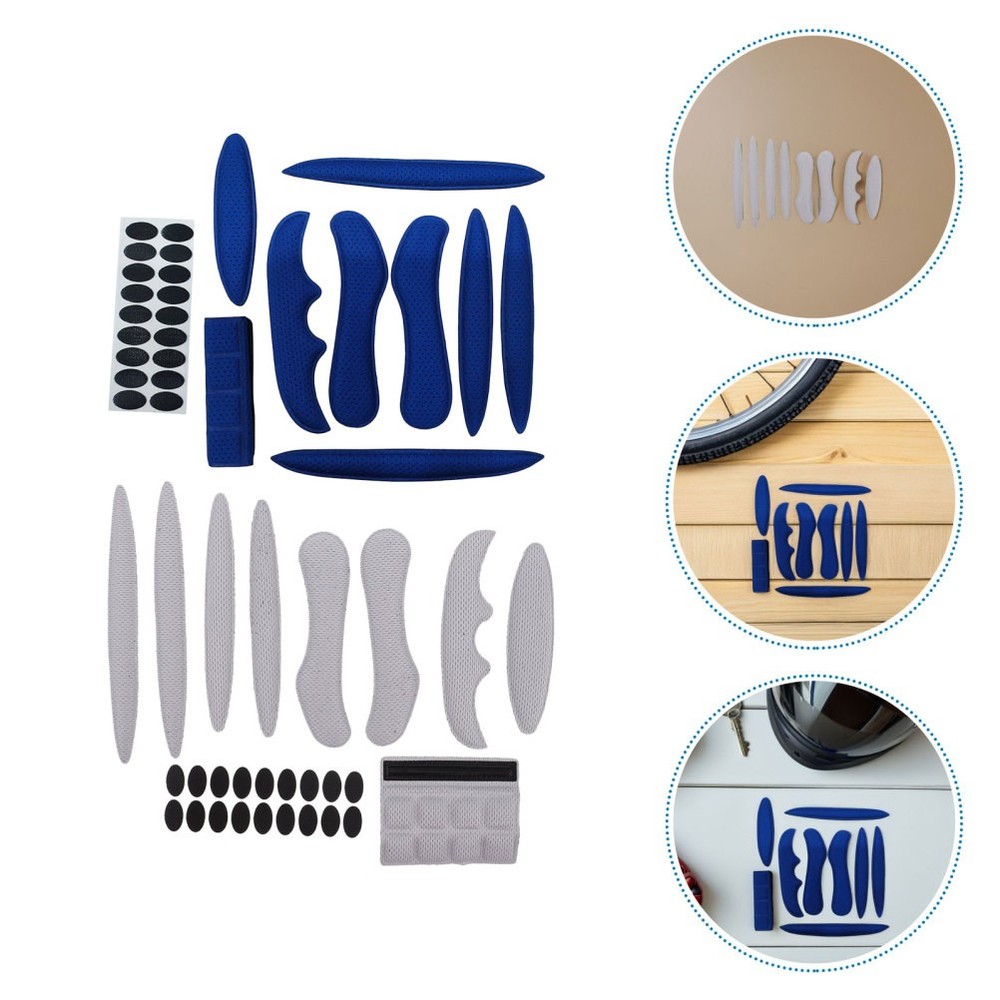 2 Set Foam Padding Replacement Kit Inner Lining Cushion Pads for Cycling