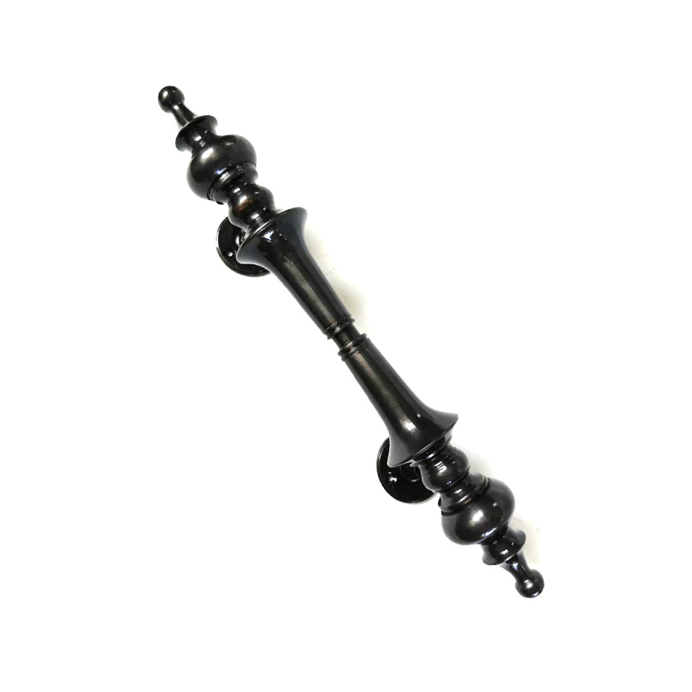 Large SPUN Brass Door Pull Handle – 30cm (12") Vintage Style Solid Brass GRAB