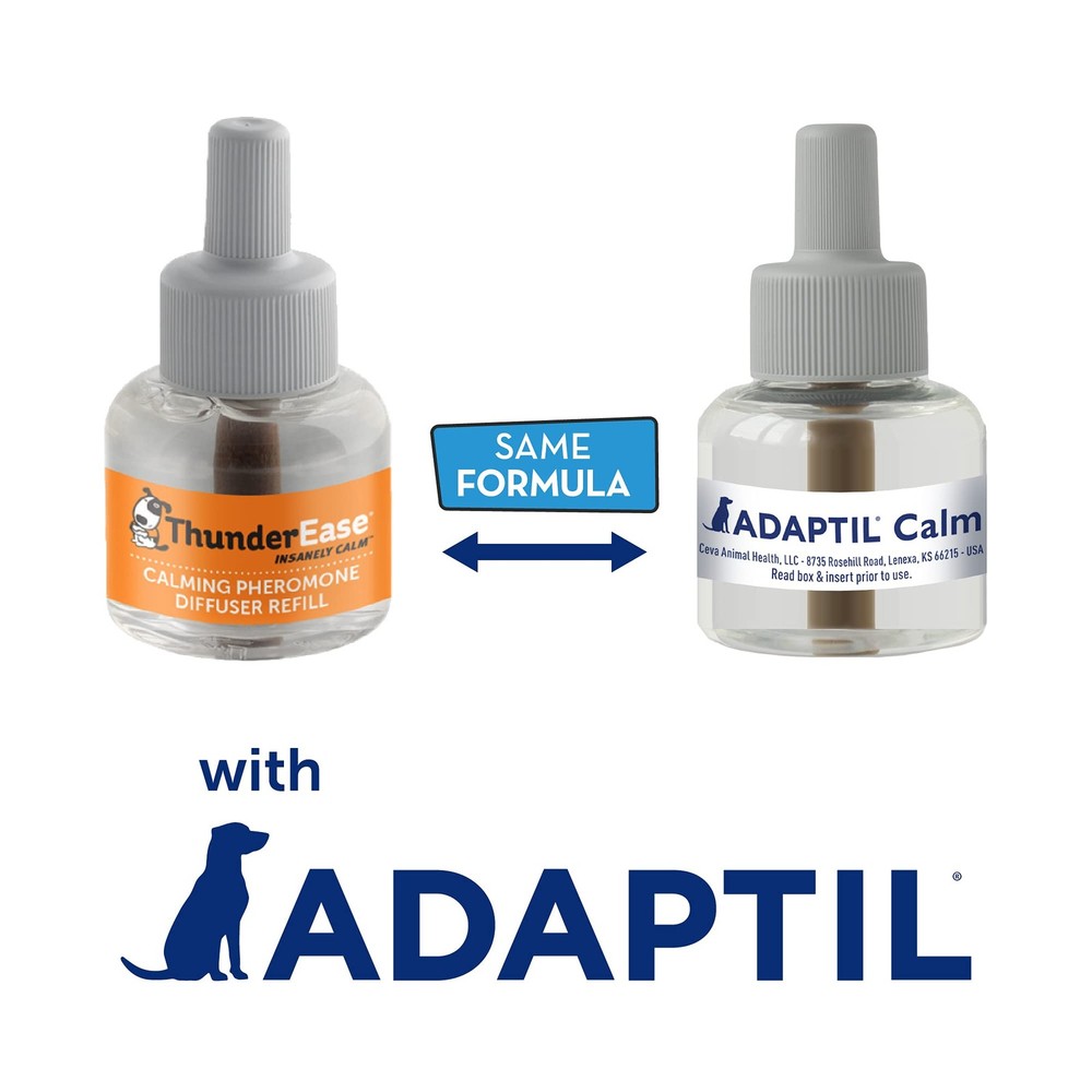 ThunderEase Dog Calming Pheromone Diffuser Refill | Powered by 30 Day Supply