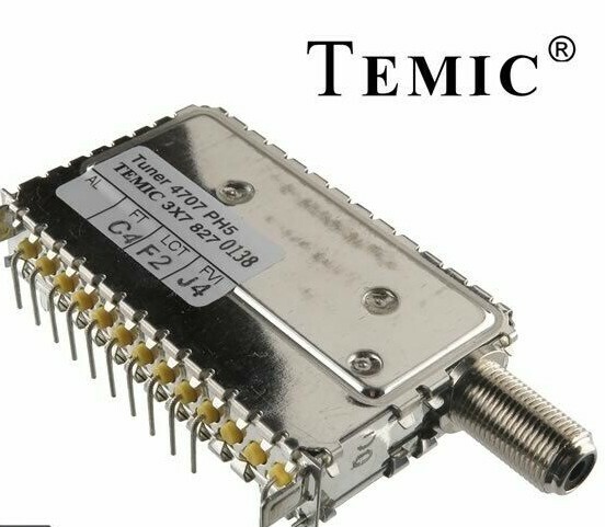 RF Tuner Module, TEMIC 4707 PH5, 3X7612, Microtune