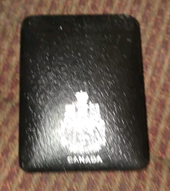 1875-1975 Canada silver dollar CENTENNIAL Calgary silver coin Empty Case