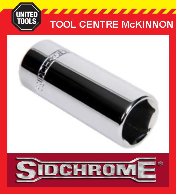 SIDCHROME SCMT13249 3/8” DRIVE 6pt 19mm TORQUEPLUS DEEP SOCKET