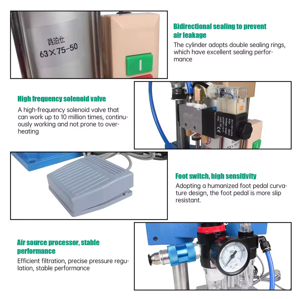 Pedal Pneumatic Press Small Adjustable Press Pneumatic Punching Printing Machine