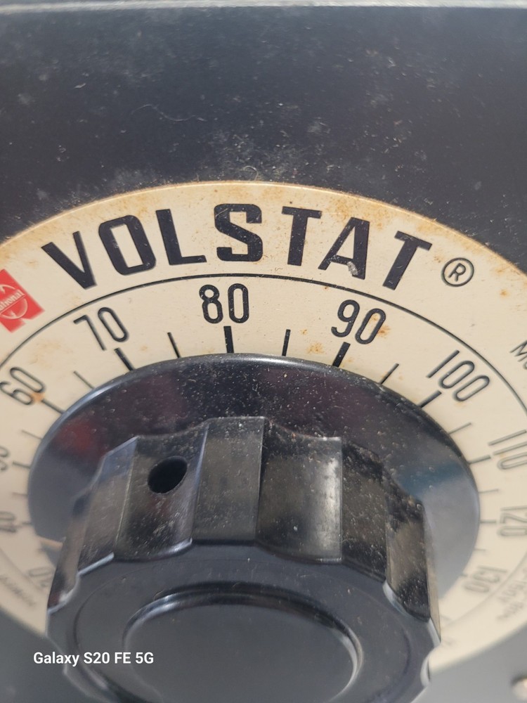 Volstat MATSUSHITA VOL STAT Variac Variable Voltage TF
