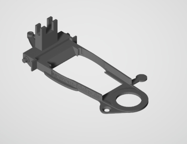 Conversion footplate for Xrite i1iO2 to i1iO3 scanning table EO3AST EO2AST