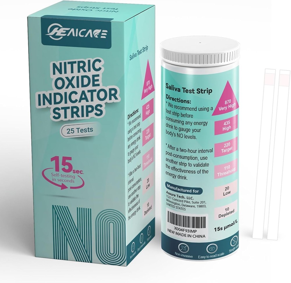 Easy-to-Use Nitric Oxide Indicator Strips - 25 Count for Instant Feedback