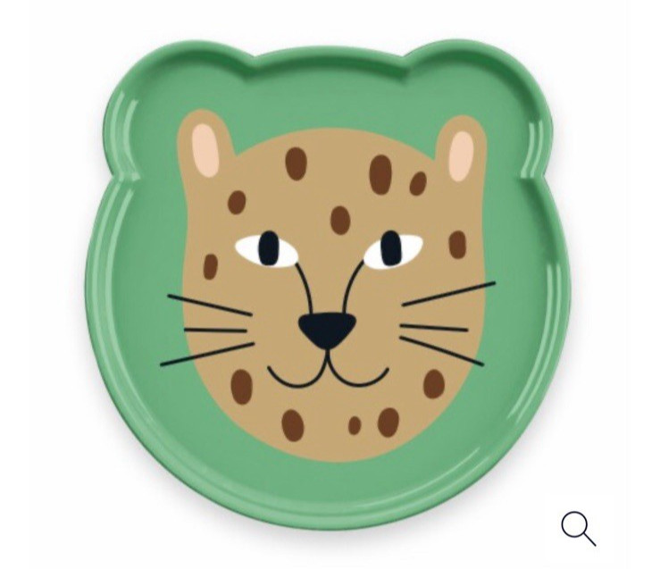 TarHong Shaped Plate 4 Pack--Green Jungle