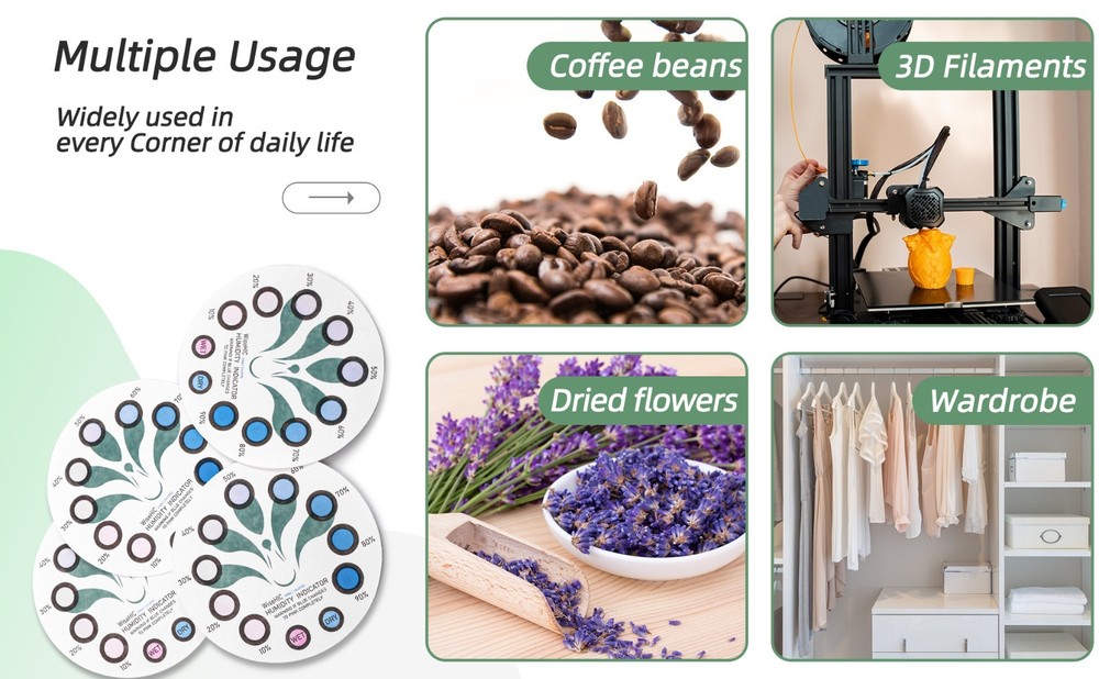 Cannadew 9-Spot Humidity Indicator Cards - 20PCS