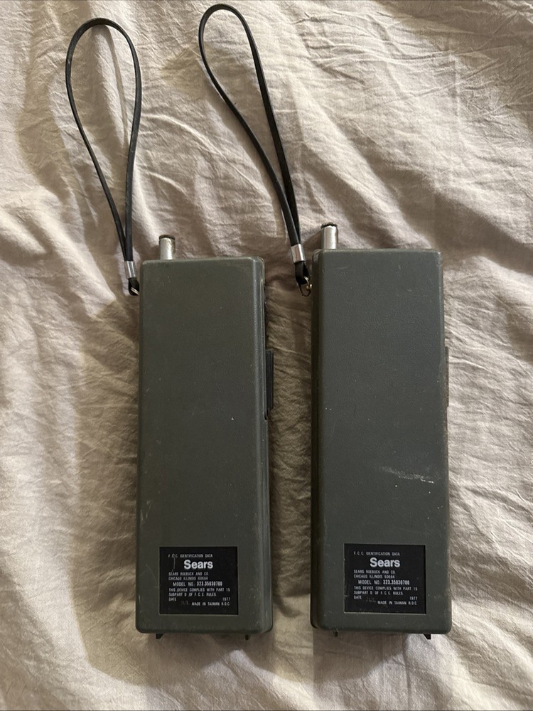Sears transceiver Radios UNTESTED 100 MILLIWATT READ DESC VINTAGE TECH