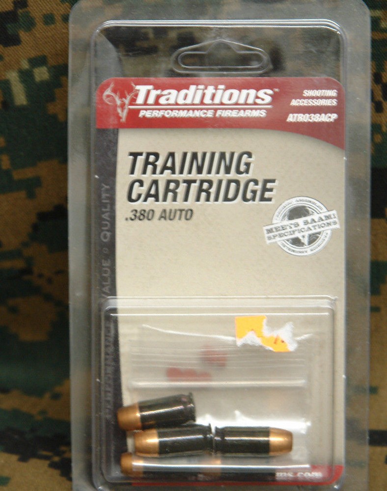 Traditions .380 training cartridges (NEW)