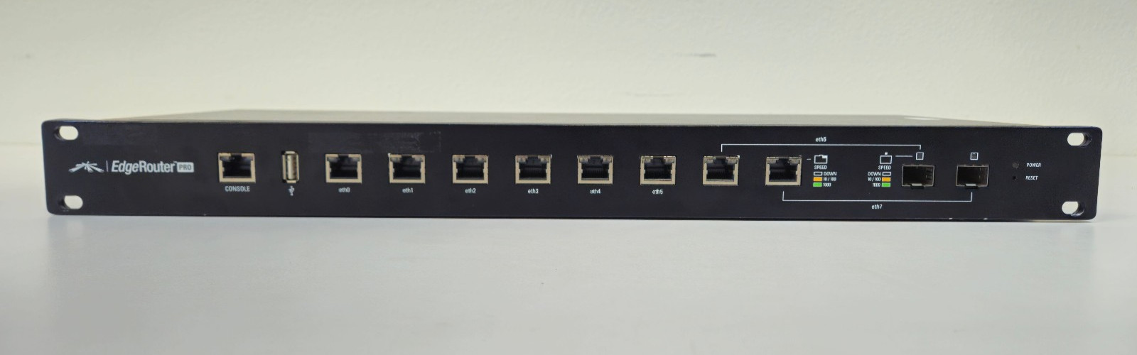 Ubiquiti EdgeRouter Pro 8-Port Gigabit Router ERPro-8 Rackmount w/ Dual PSU