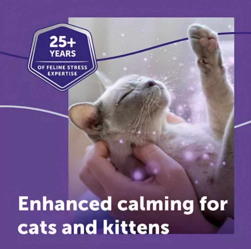 Feliway Optimum Enhanced Calming (2) 48 mL Diffuser Refills for Cats, New 12/26+