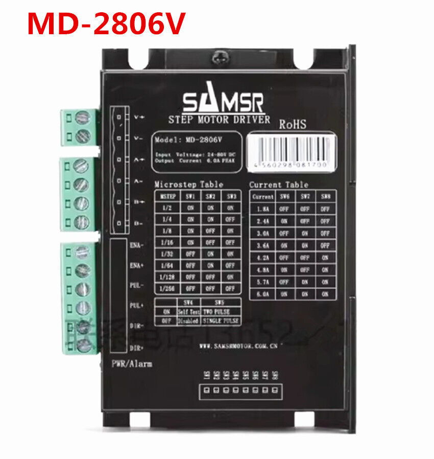 1 Pc. New MD-2806V Stepper Motor Driver