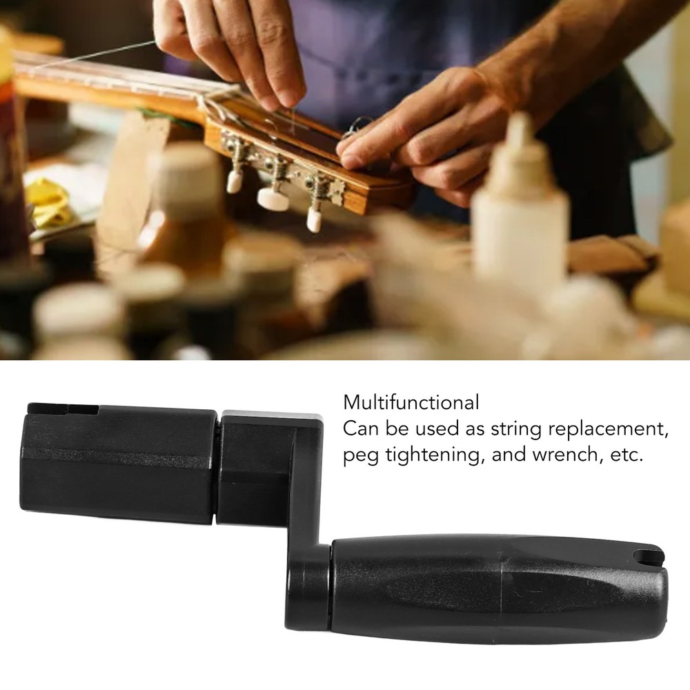 Guitar String Pegs Winder Multi Functional Ergonomic Quick String Changing T CHU