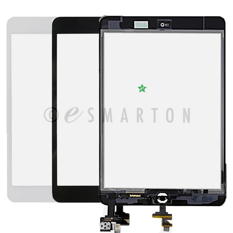 iPad Mini 1/iPad Mini 2 Digitizer Touch Screen Lens Glass + Home Button