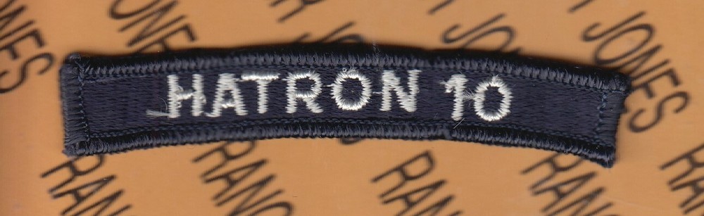 USN Navy Heavy Attack Squadron HATRON 10 Tab 3.75" arc patch m/e