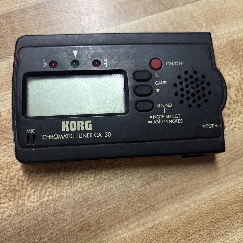 KORG Chromatic Tuner CA-30 Tested Working