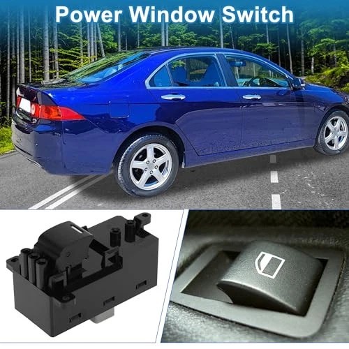 Power Window Switch Rear Passenger Side Window Control Switch for Honda Accord