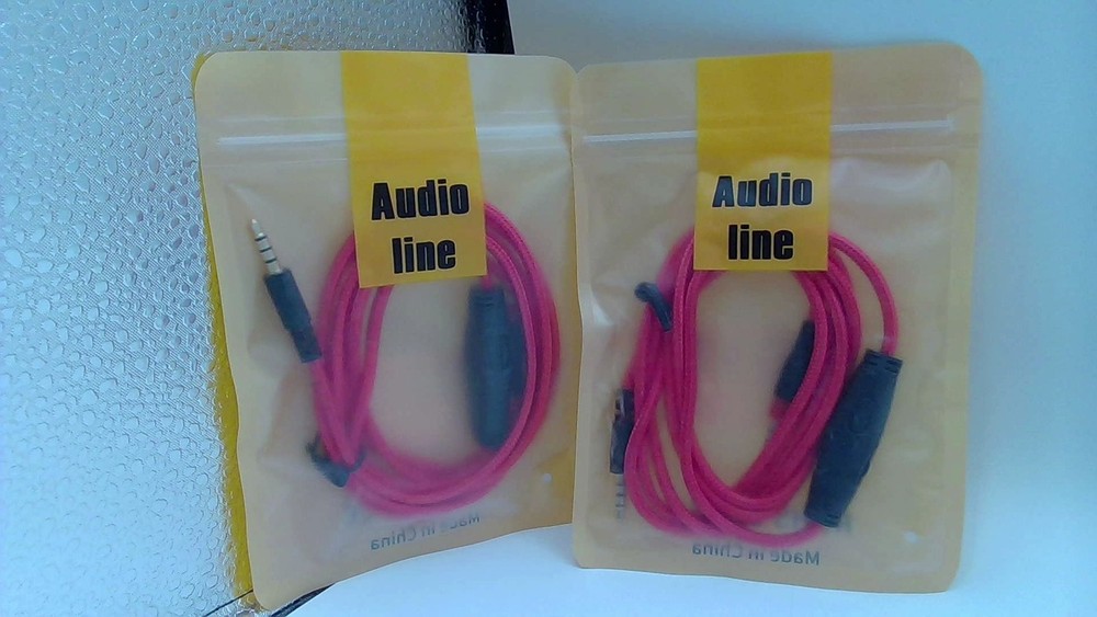 MJKOR Replacement Audio AUX Cable Red Compatible With Cloud Mix And Cloud Alpha