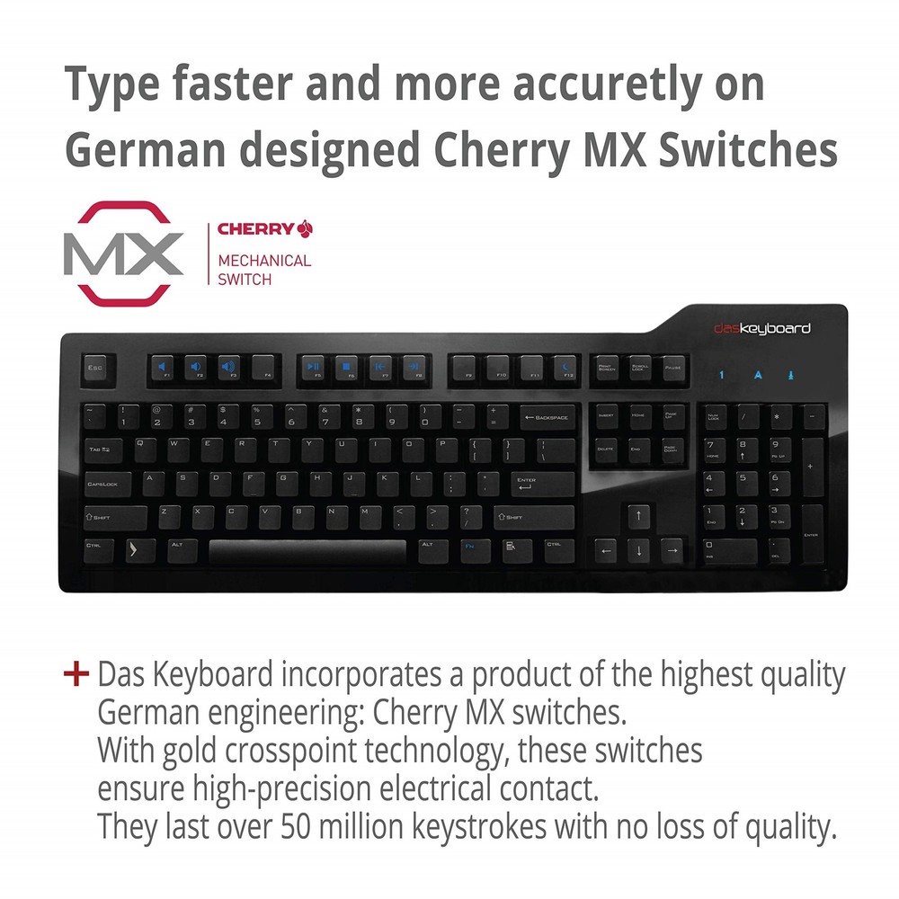 Das Keyboard Model S Professional MX Brown Mechanical Keyboard DASK3MKPROSIL