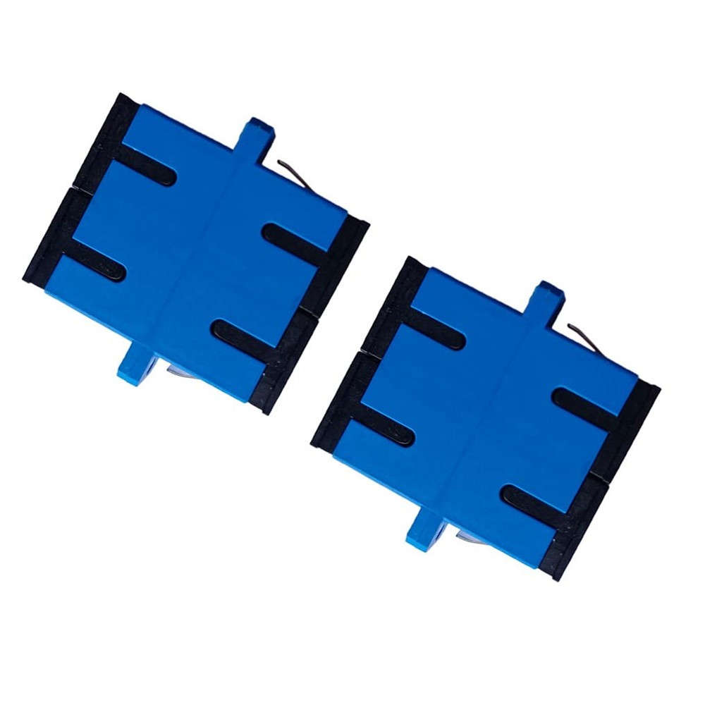 Fiber Optic Cable Adapter Coupler SC-SC Duplex Multimode 2 Pack