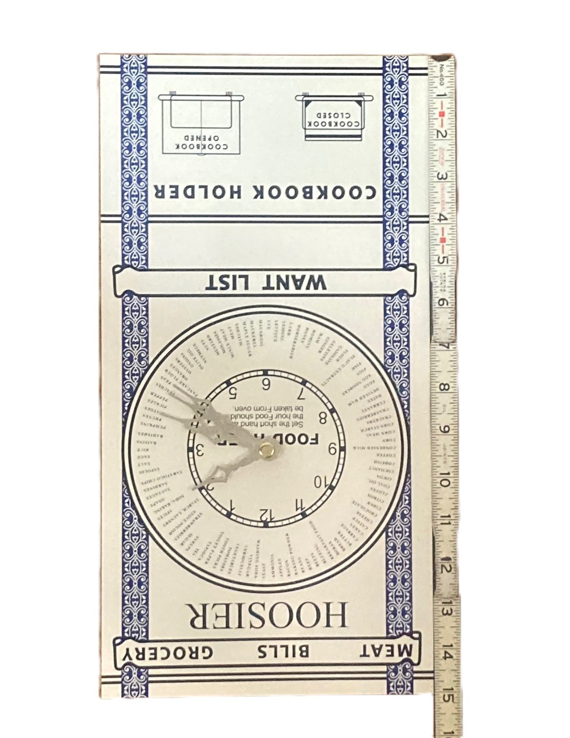 Hoosier Cabinet Door Chart Three Piece Set Flour Bin