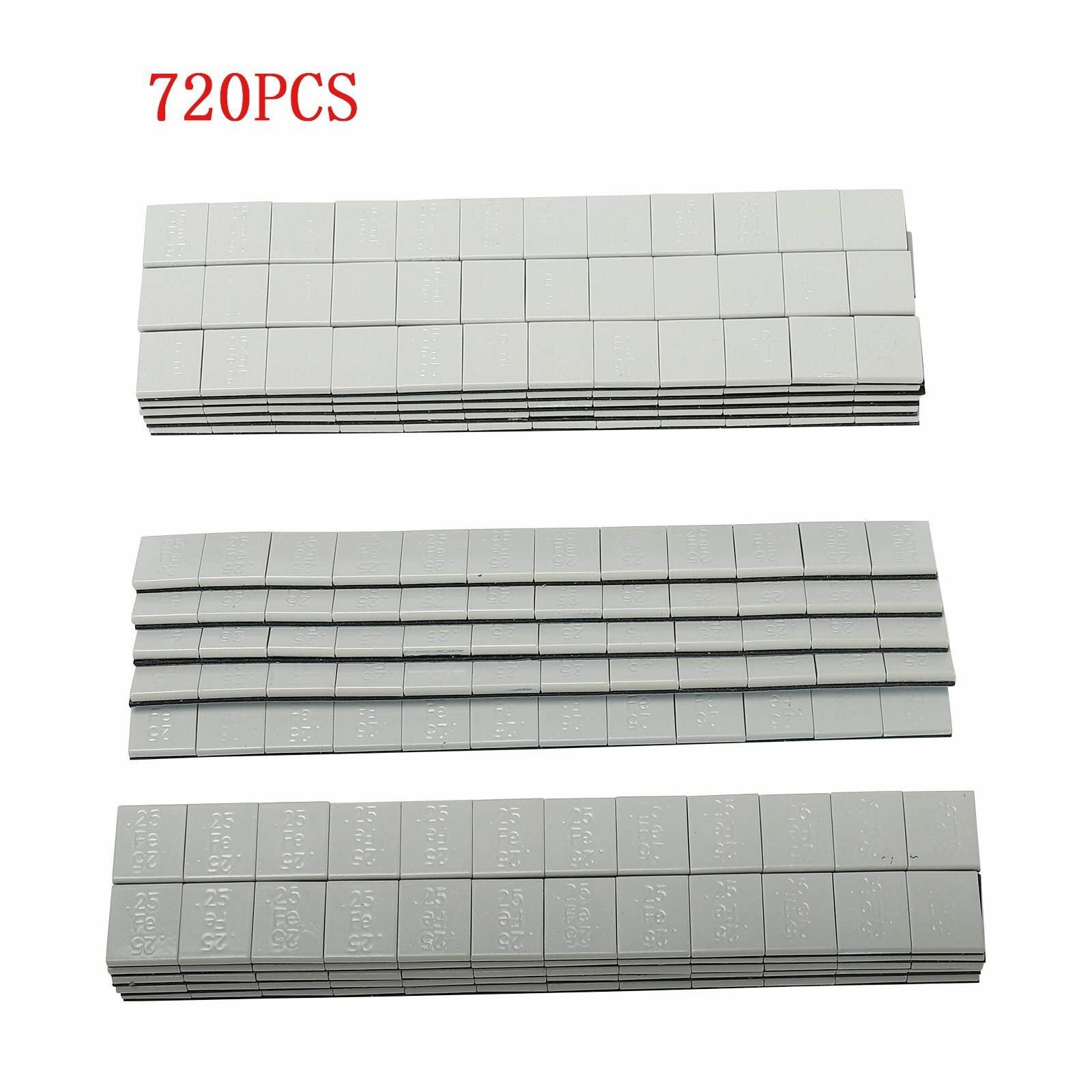 Tire / Wheel Balancing Weights Sticky 1/4 (.25) oz 720 pcs Grey