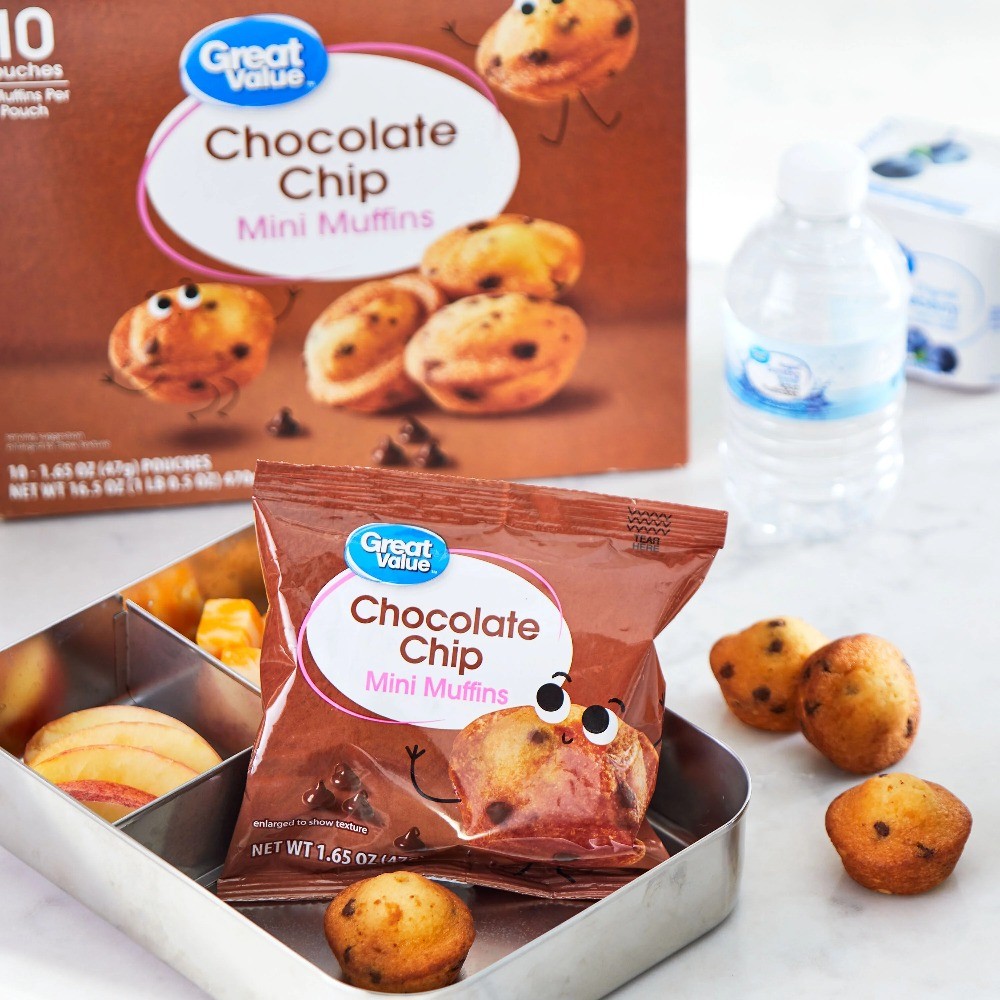 Great Value Chocolate Chip Mini Muffins, 16.5 oz (10 count)
