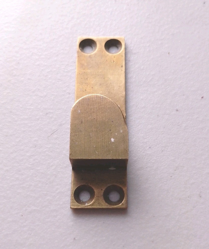 Spare Solid Brass Sash Window Latch Keep Vintage Reclaimed Salvage